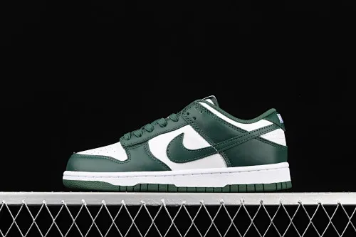 All categories Nk SB Dunk series Nk SB Dunk Low low-top sneakers J version Nk SB Dunk Low "Team Green" Michigan white green Dunk series low-top casual sports skateboard shoes DD1391-101
